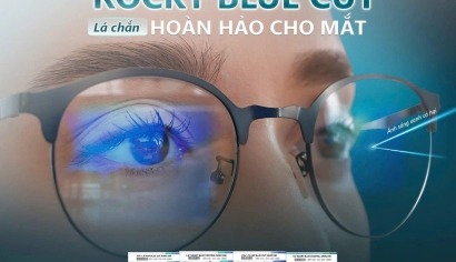 🕶️Tròng kính Rocky Blue Cut -  Lá chắn hoàn hảo cho mắt
