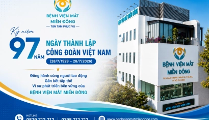 Công đoàn Bệnh viện Mắt Miền Đông hưởng ứng kỷ niệm 97 năm Ngày thành lập Công đoàn Việt Nam
