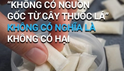 Túi ngậm nicotin là chiến thuật mới nhất của ngành công nghiệp thuốc lá nhằm gây nghiện cho trẻ em và thanh thiếu niên.